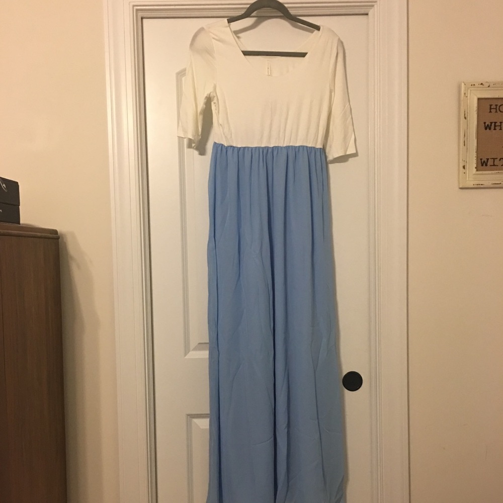 PinkBlush maternity maxi dress